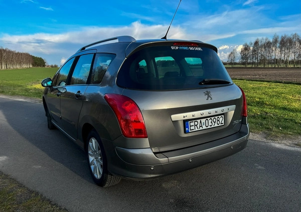 Peugeot 308 cena 15500 przebieg: 266899, rok produkcji 2009 z Rogoźno małe 211